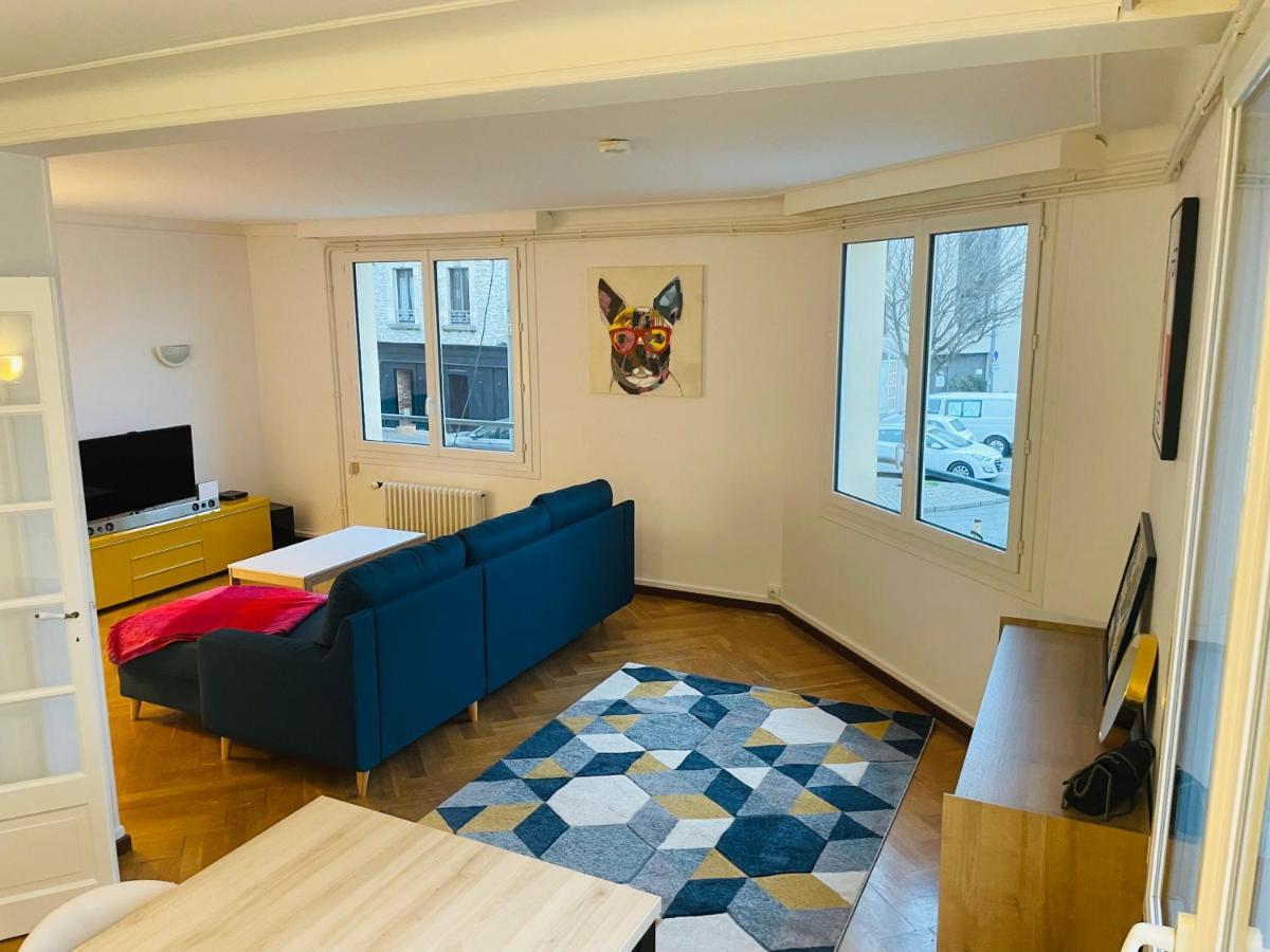 שרבורג Charmant Appartement De Coeur De Ville - 2 Chambres Lits Queen Size - Netflix - Wifi מראה חיצוני תמונה