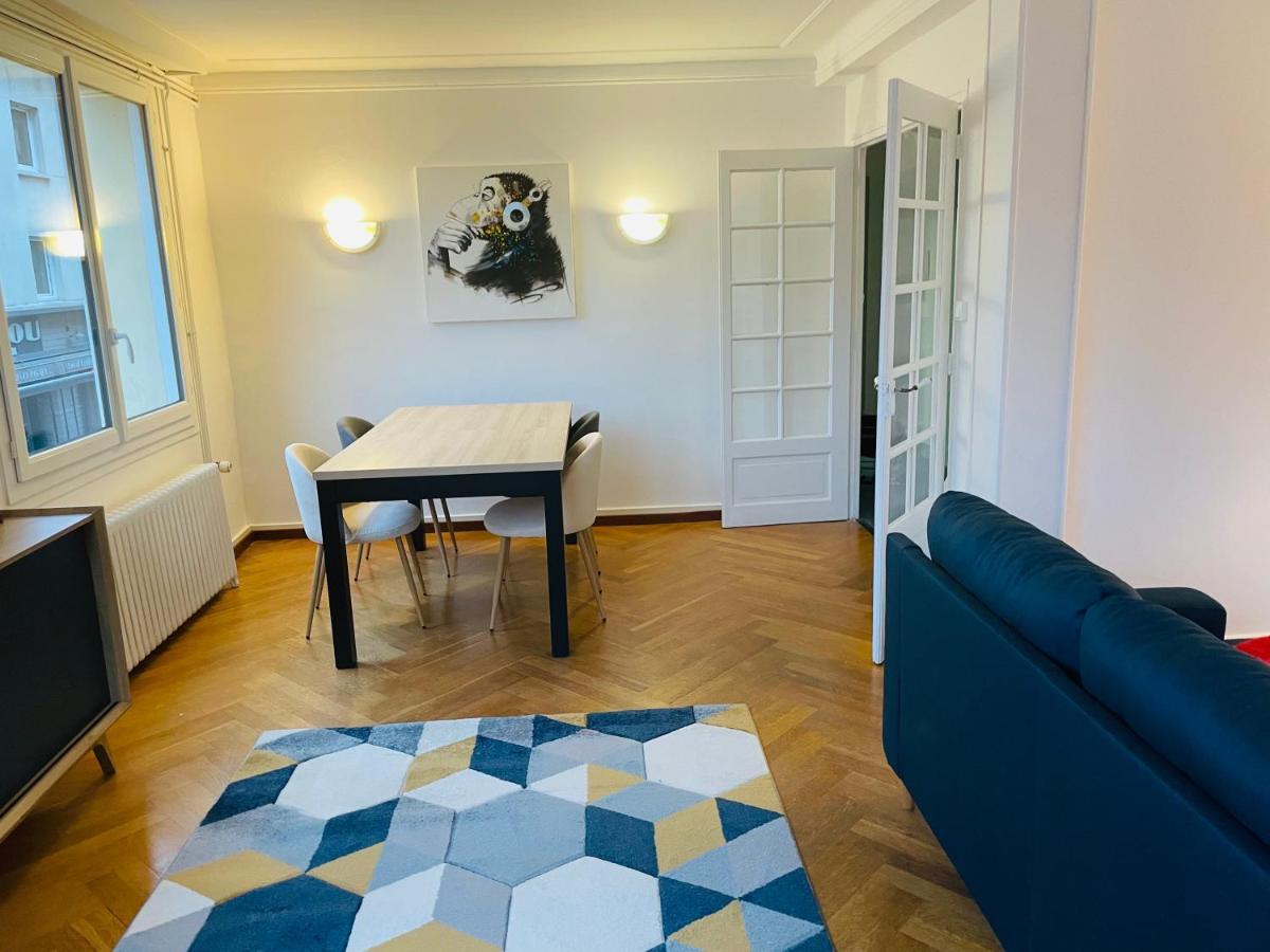 שרבורג Charmant Appartement De Coeur De Ville - 2 Chambres Lits Queen Size - Netflix - Wifi מראה חיצוני תמונה